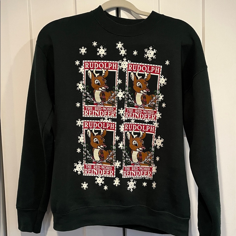 Vintage Rudolph the Red Nosed Reindeer Crewneck Medium